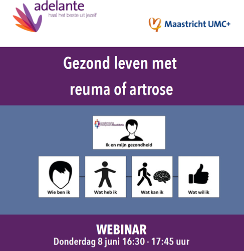 Lees meer over het artikel Webinar Gezond leven met reuma of artrose